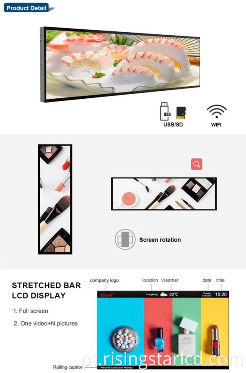 bar lcd displays